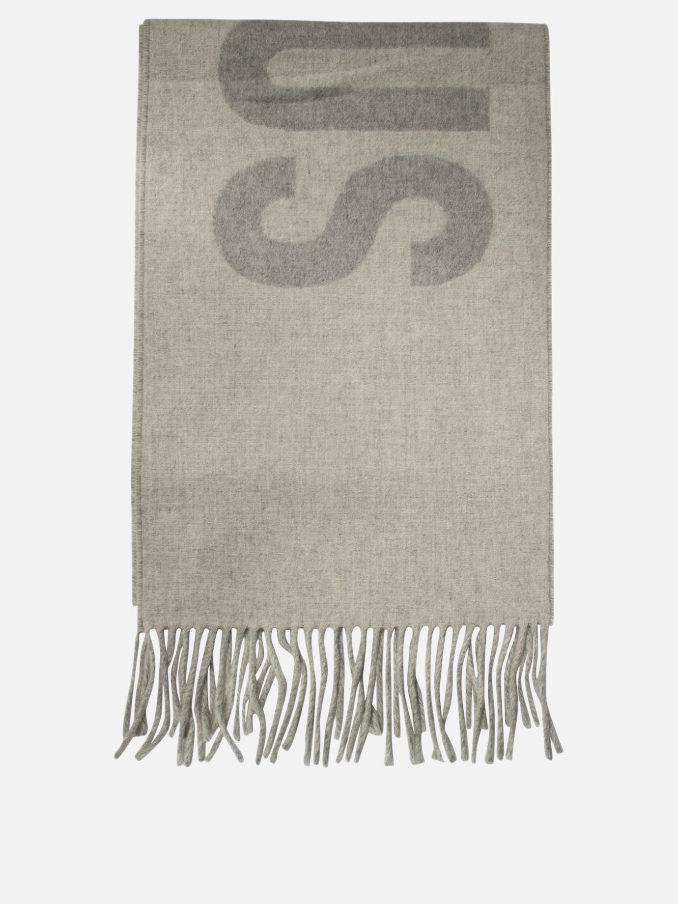Fringed scarves 100% wool  Grey - Jacquemus Men | PDP | VIETTI Online Store | thumbnail