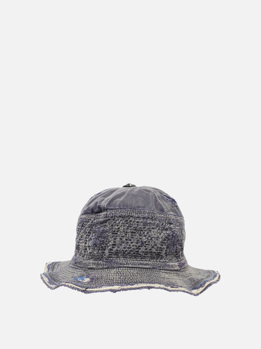 Bucket hats 100% cotton  Blue - KAPITAL Men | PLP | VIETTI Online Store 
