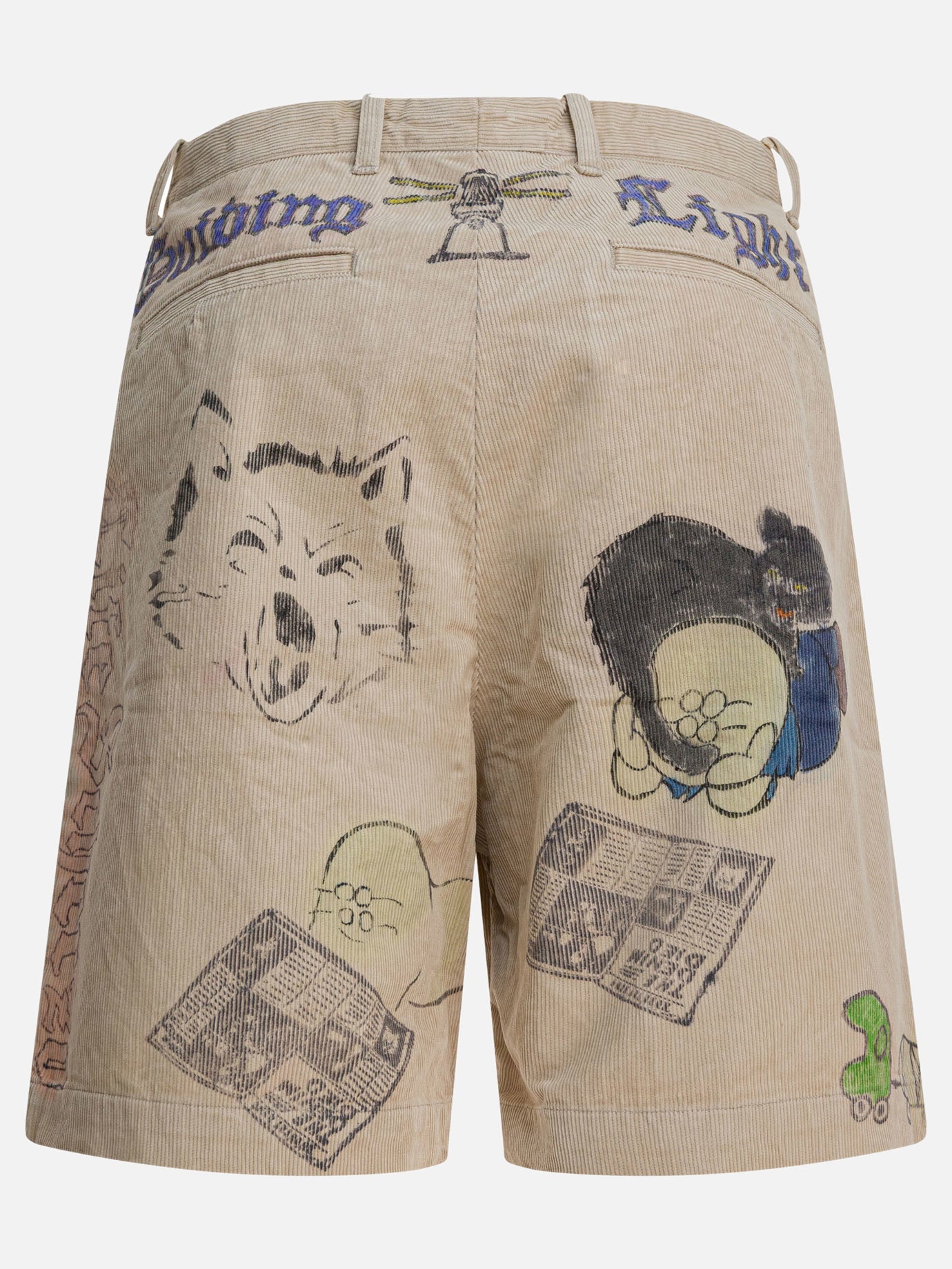 Five pockets shorts Print  Beige - KAPITAL Men | PDP | VIETTI Online Store | thumbnail_2