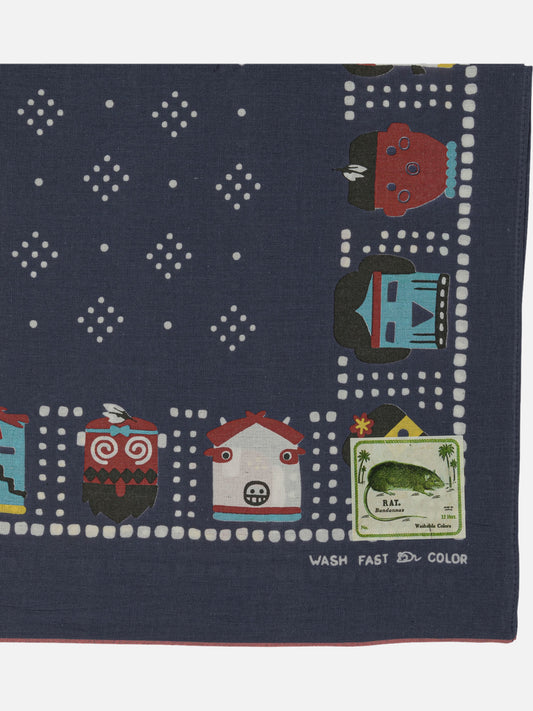 Silk scarves 100% cotton  Blue - KAPITAL Men | PLP | VIETTI Online Store | 2

