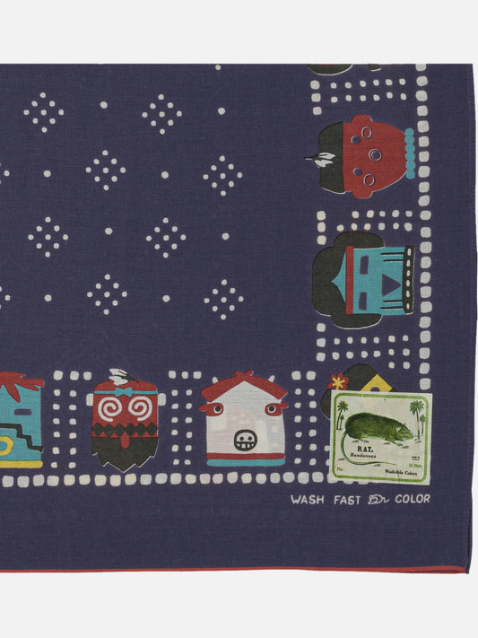 Silk scarves 100% cotton  Blue - KAPITAL Men | PLP | VIETTI Online Store | 2
