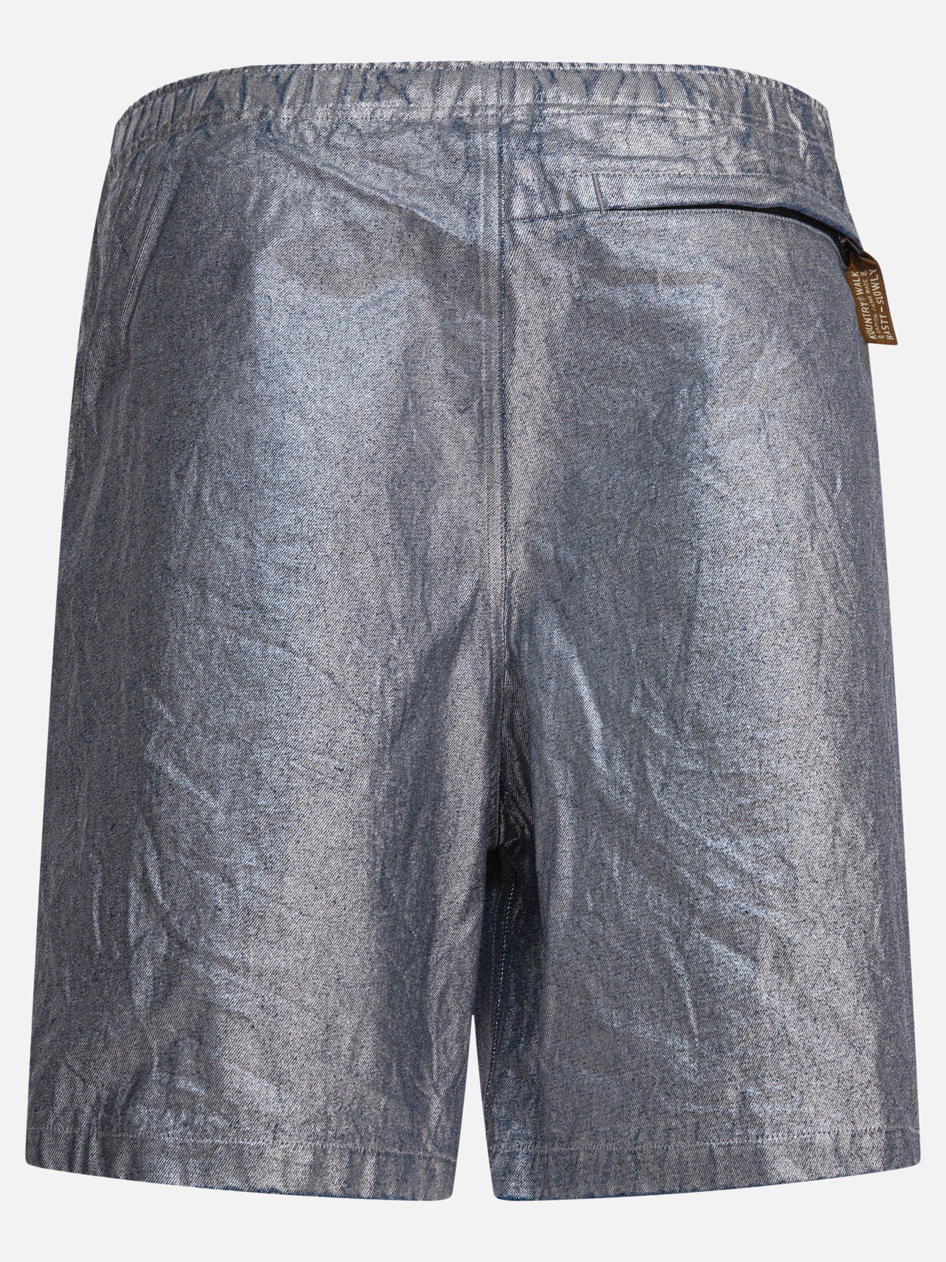 Drawstring shorts Solid colour  Silver - KAPITAL Men | PDP | VIETTI Online Store | Zoom-Modal_2
