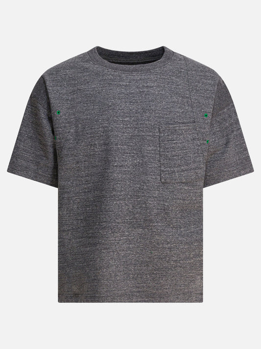 Crewneck t-shirts Solid colour  Grey - KAPITAL Men | PDP | VIETTI Online Store 
