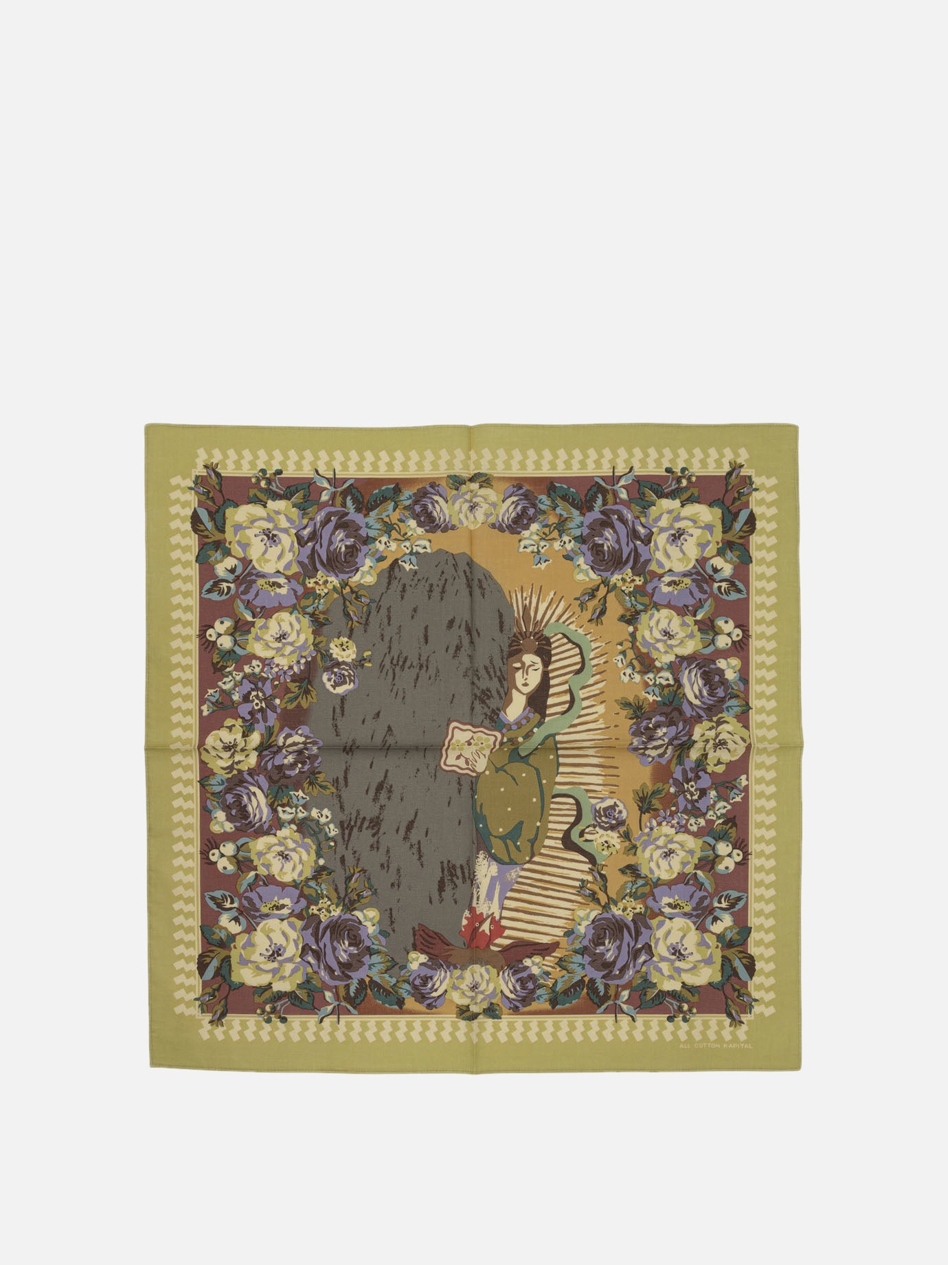 Silk scarves 100% cotton  Yellow - KAPITAL Men | PDP | VIETTI Online Store | thumbnail