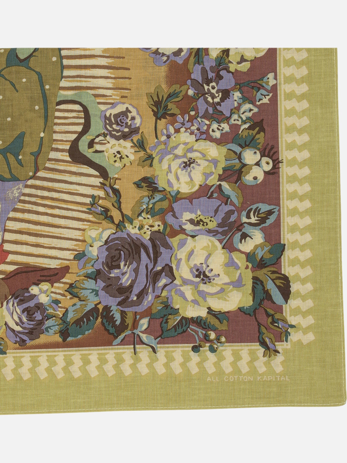 Silk scarves 100% cotton  Yellow - KAPITAL Men | PDP | VIETTI Online Store | Zoom-Modal_2
