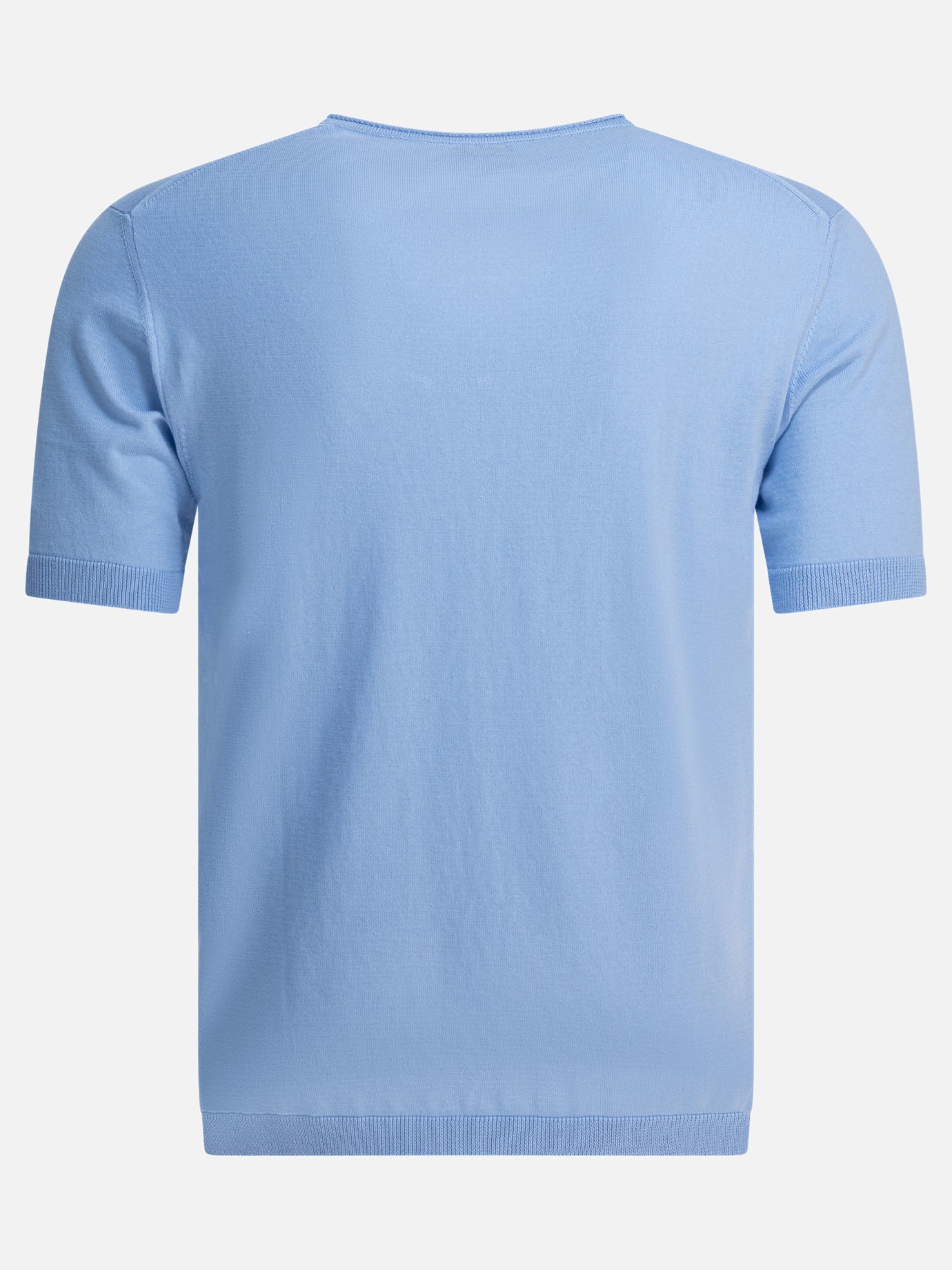 Crewneck t-shirts Solid colour  Light blue - Rakkì Men | PDP | VIETTI Online Store | thumbnail_2