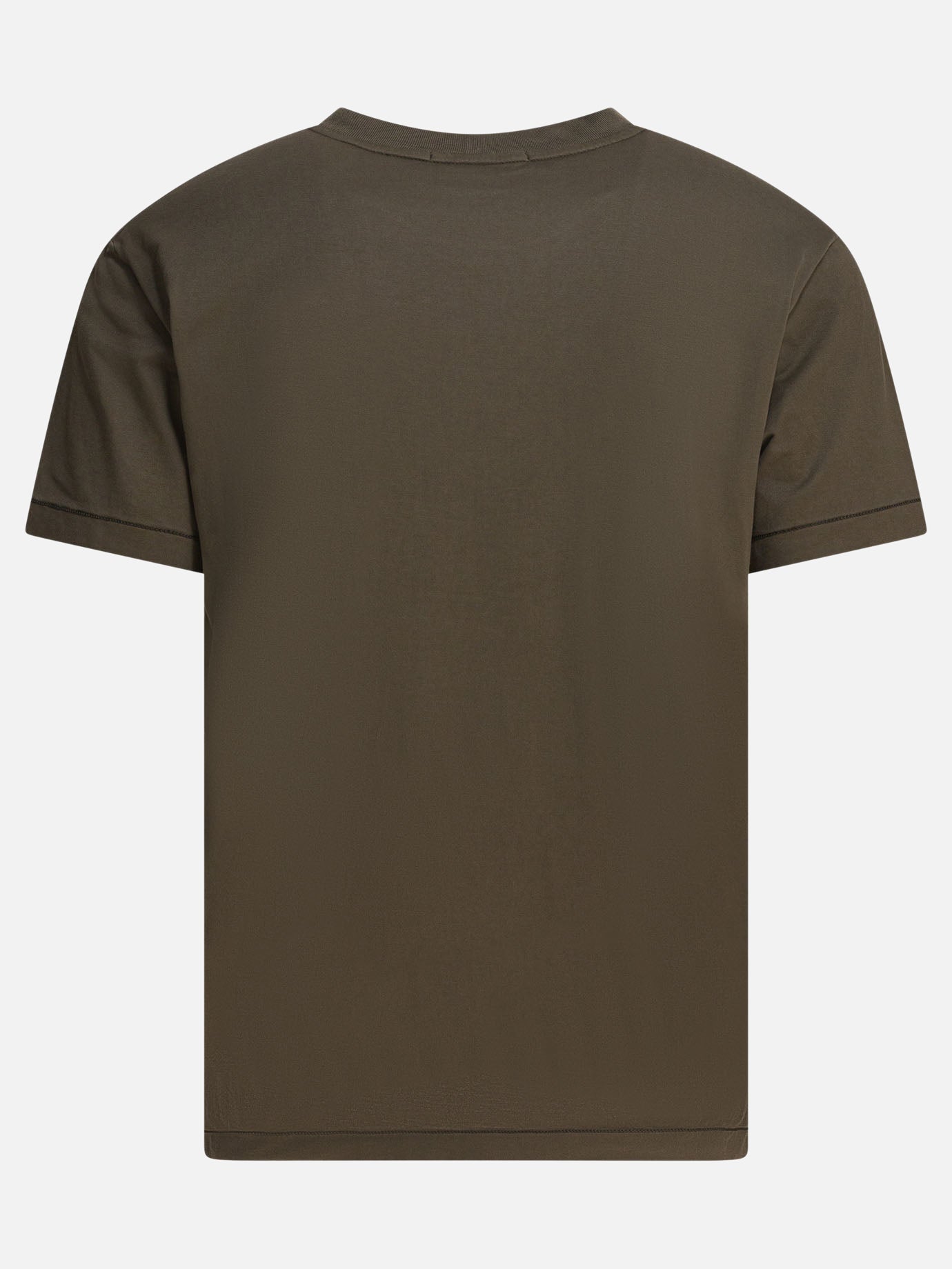 Crewneck t-shirts Logo  Green - Stone Island Men | PDP | VIETTI Online Store | thumbnail_2