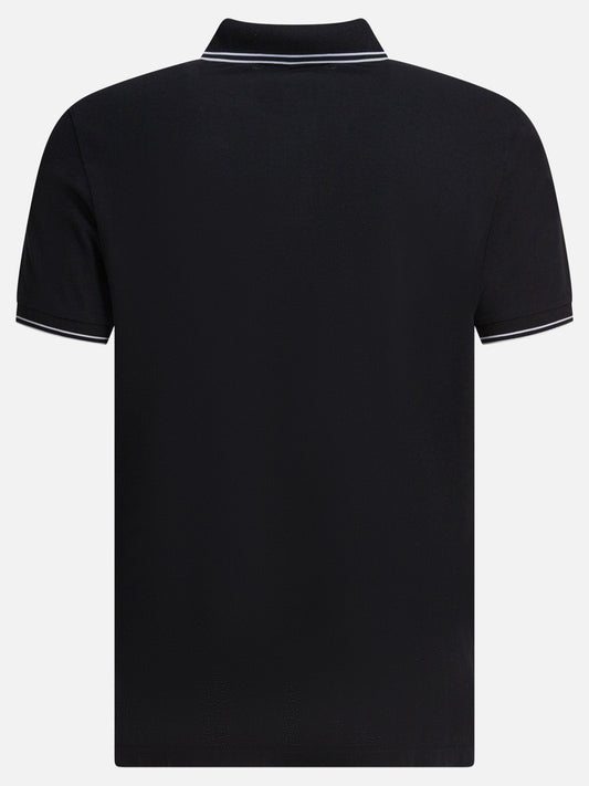 Polo shirts with buttons Logo  Black - Stone Island Men | PLP | VIETTI Online Store | 2
