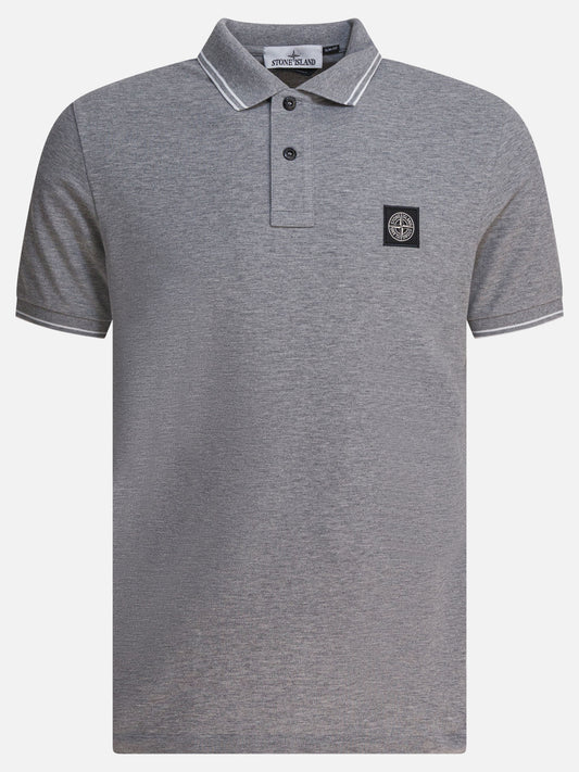 Polo shirts with buttons Logo  Grey - Stone Island Men | PLP | VIETTI Online Store 
