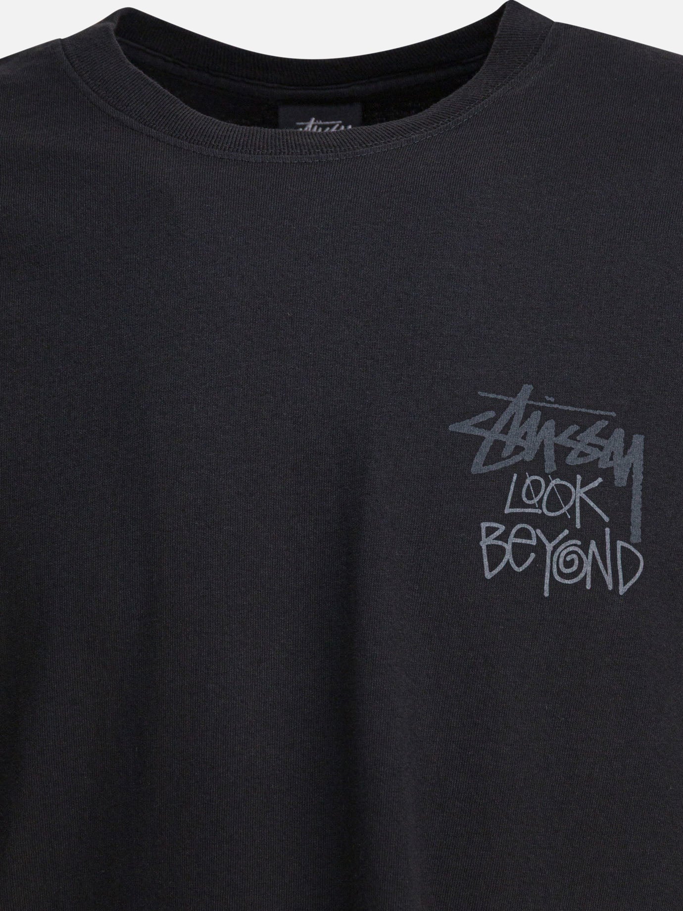 Crewneck t-shirts Print  Black - Stüssy Men | PDP | VIETTI Online Store | Zoom-Modal_3
