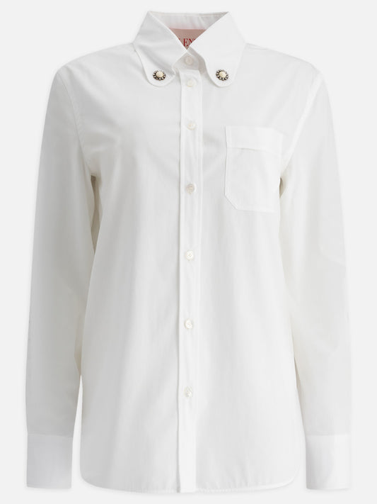 Casual shirts Solid colour  White - Valentino Women | PLP | VIETTI Online Store 
