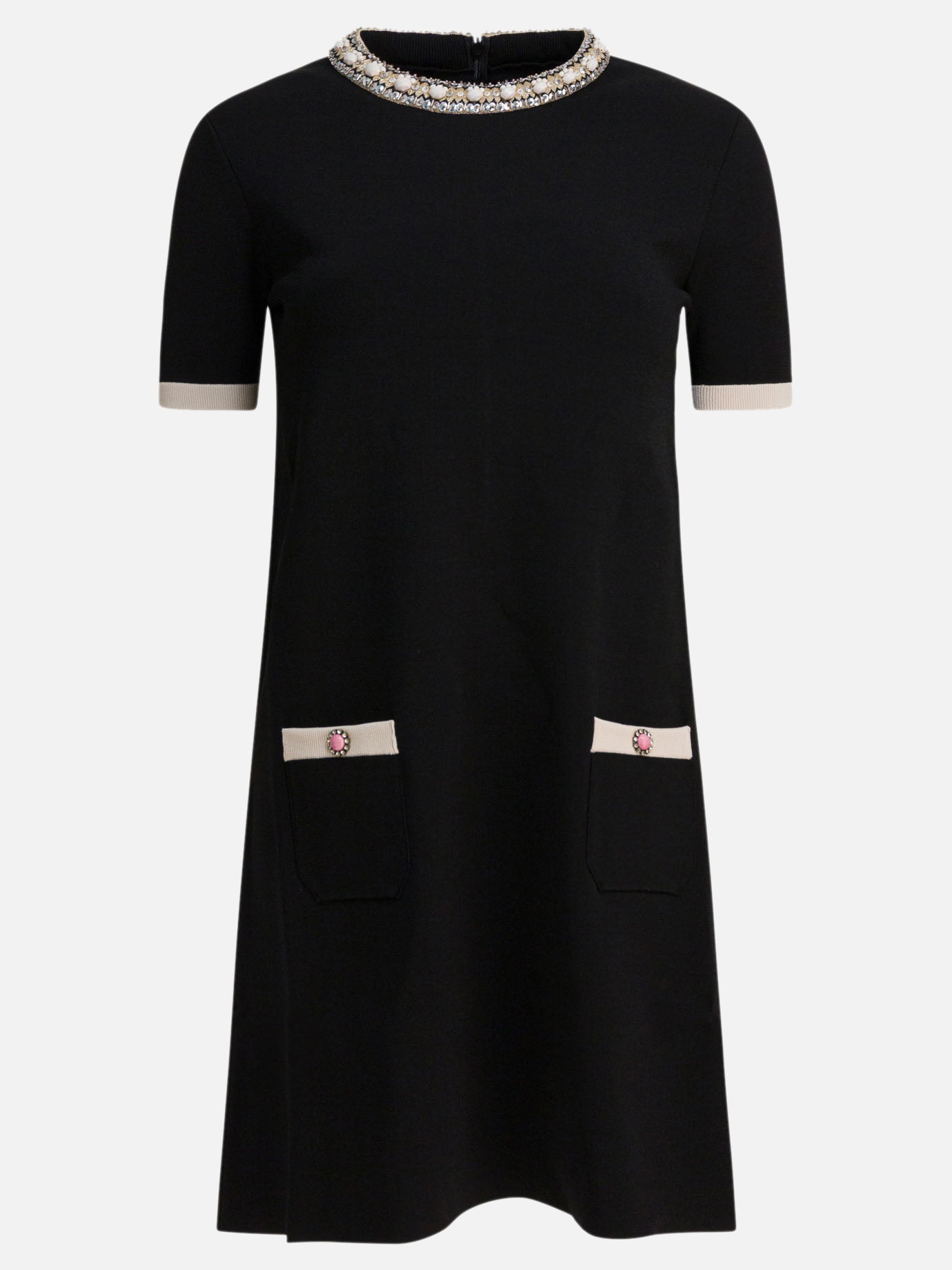 Mini dresses Solid colour  Black - Valentino Women | PDP | VIETTI Online Store | thumbnail