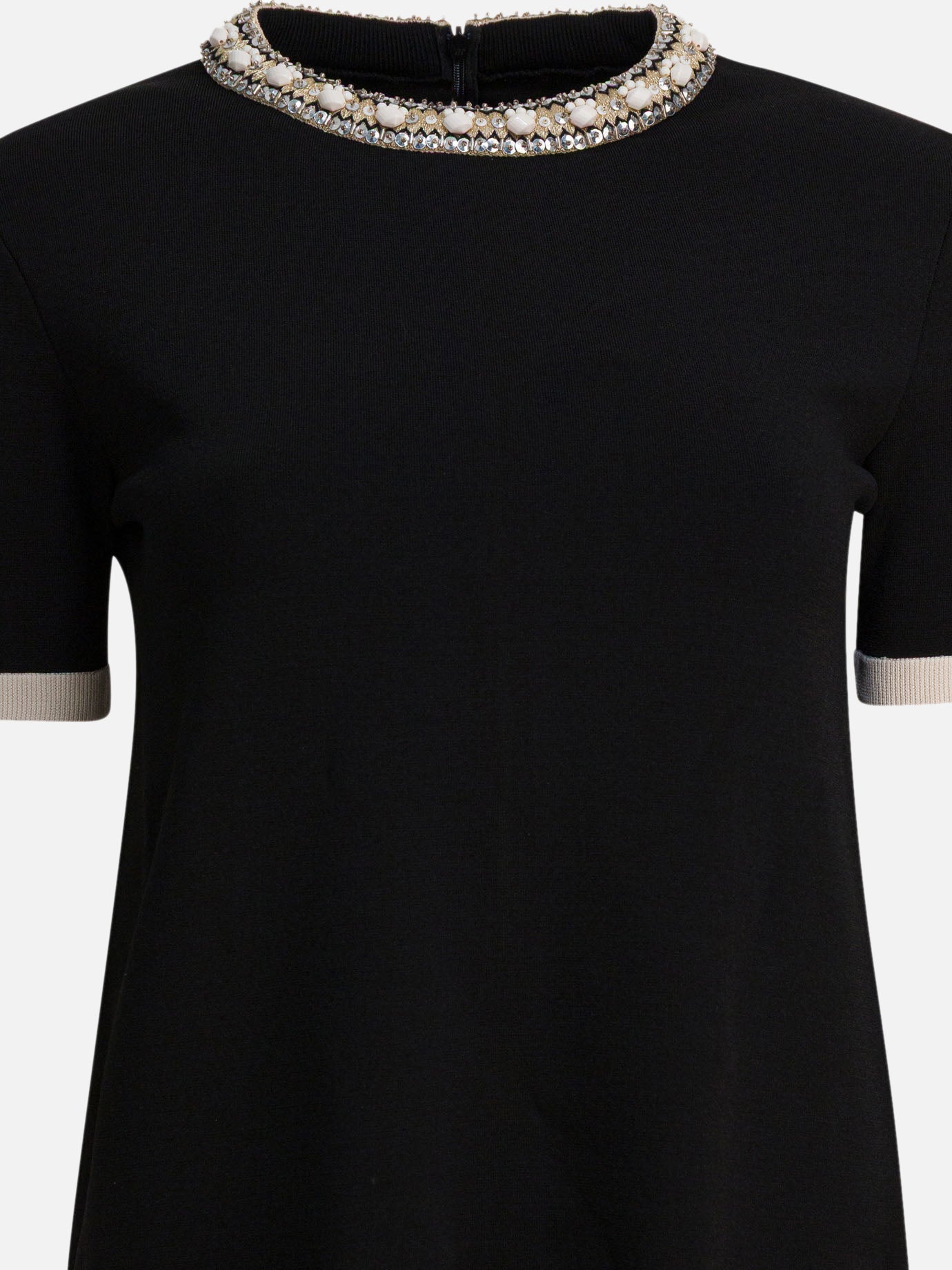 Mini dresses Solid colour  Black - Valentino Women | PDP | VIETTI Online Store | thumbnail_3