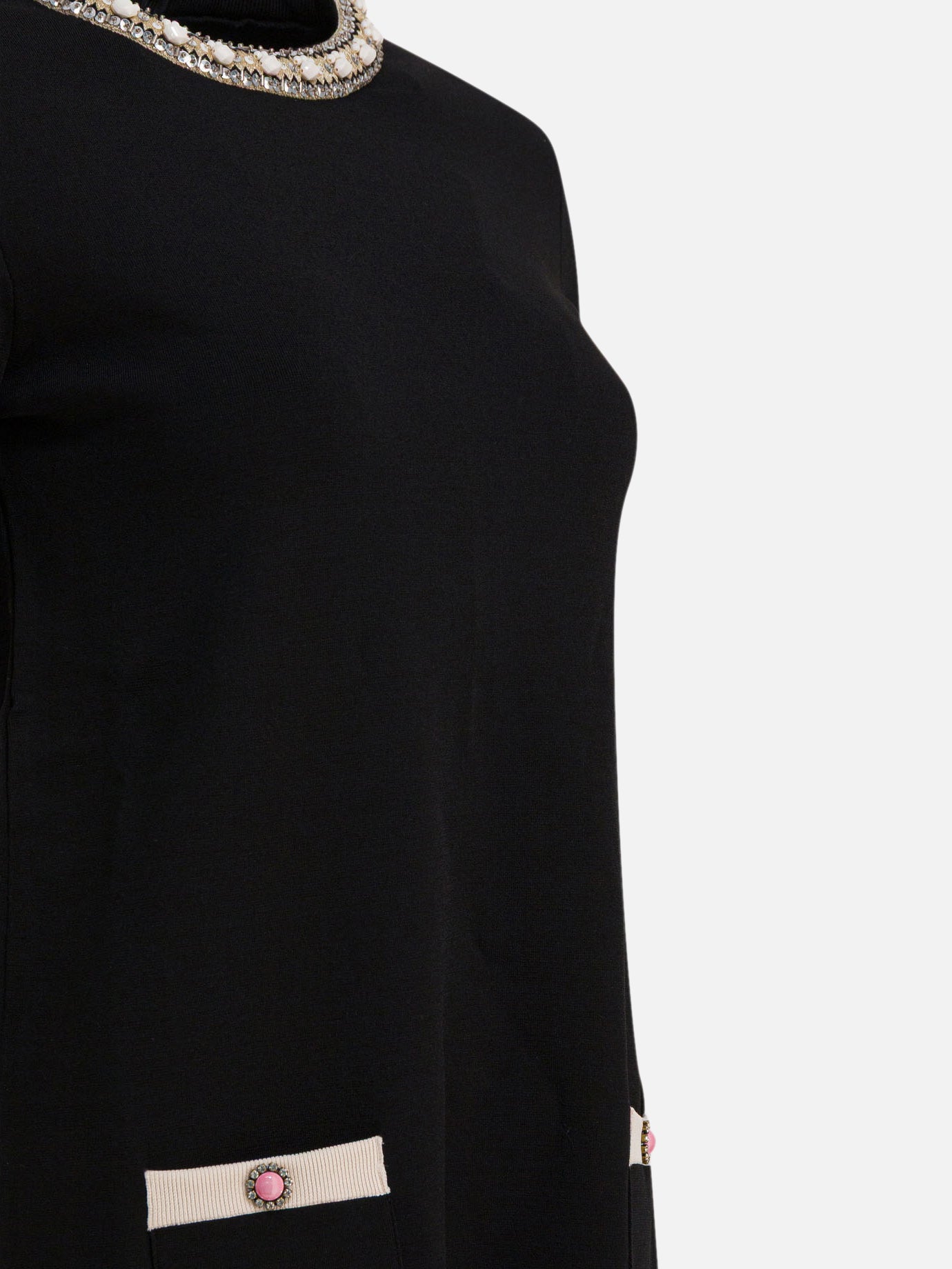 Mini dresses Solid colour  Black - Valentino Women | PDP | VIETTI Online Store | thumbnail_4
