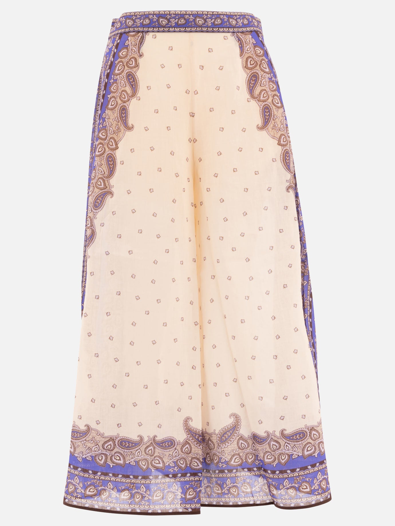 Leisure trousers Paisley  Beige - Zimmermann Women | PDP | VIETTI Online Store | thumbnail