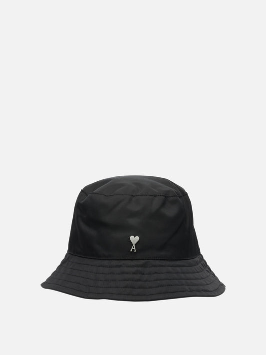 Bucket hats 100% polyamide - Lining: 100% cotton  Black - Ami Paris Women | PDP | VIETTI Online Store 
