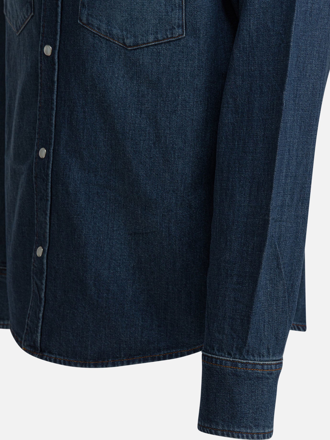Casual shirts Solid colour  Blue - A.P.C. Men | PDP | VIETTI Online Store | Zoom-Modal_4
