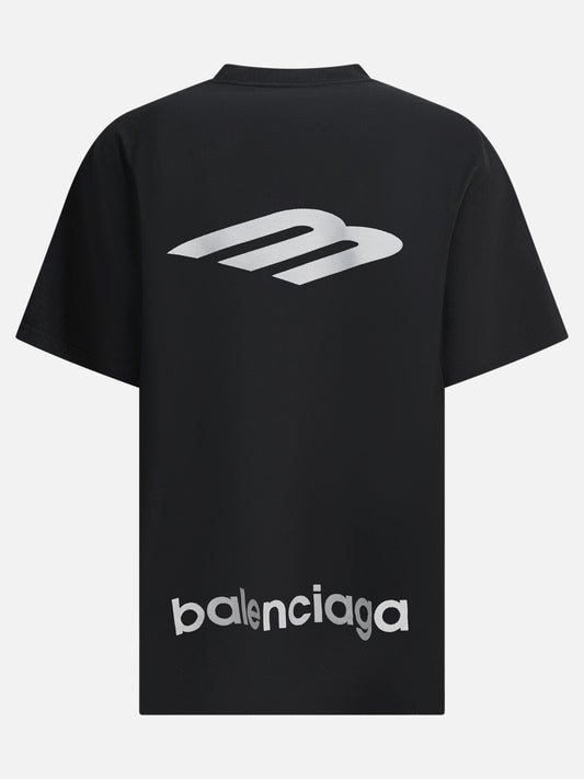 Crewneck t-shirts Logo  Black - Balenciaga Men | PDP | VIETTI Online Store | 2
