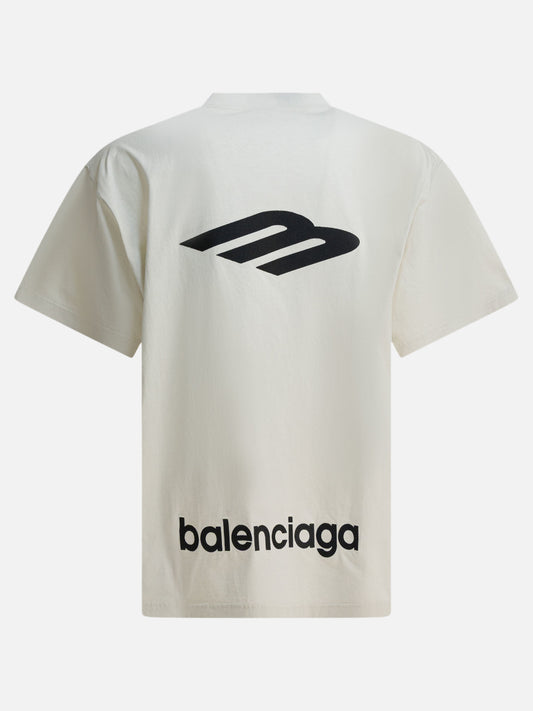 Crewneck t-shirts Logo  White - Balenciaga Men | PDP | VIETTI Online Store | 2
