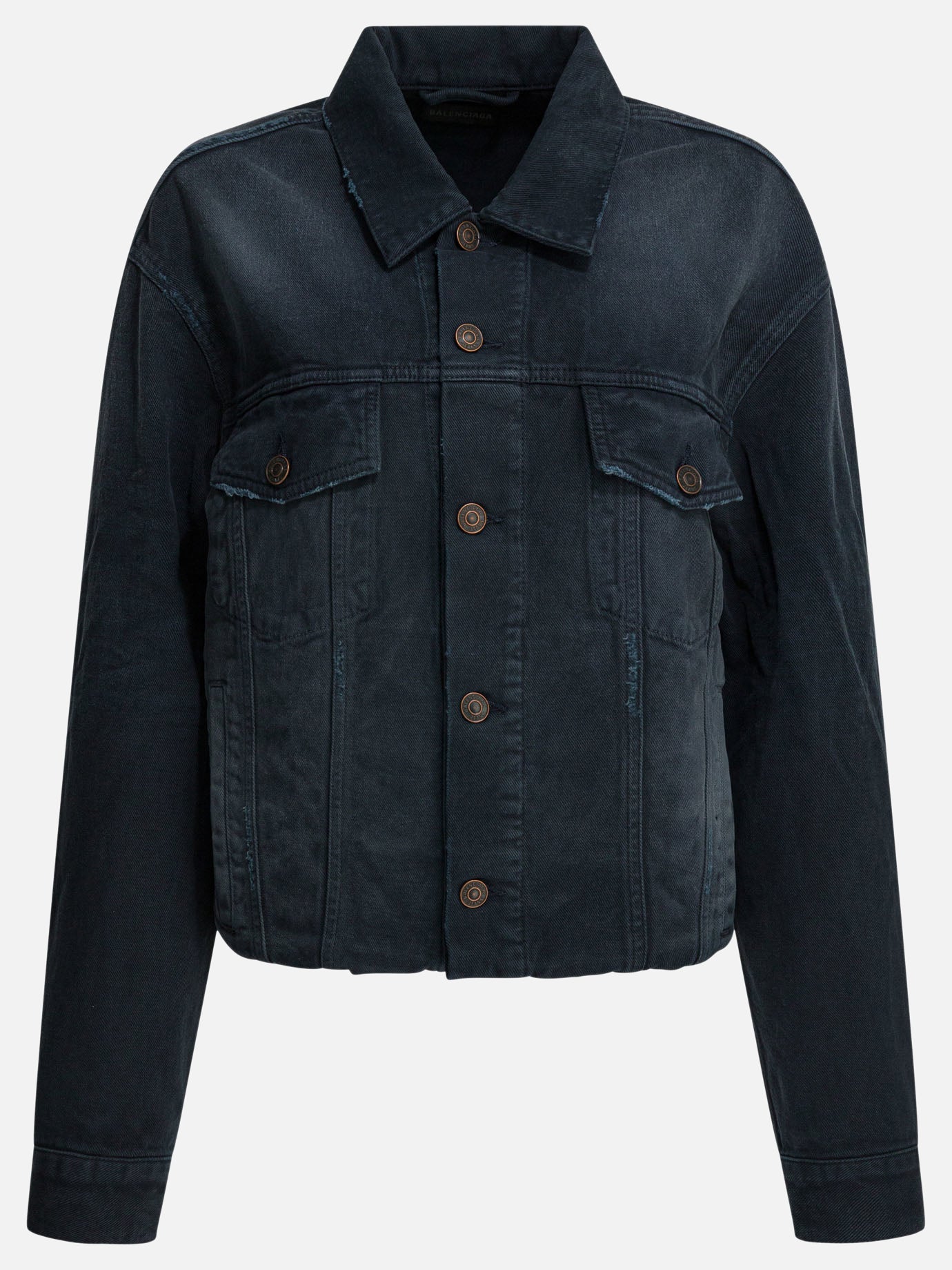 Denim jackets Solid colour  Blue - Balenciaga Women | PDP | VIETTI Online Store | thumbnail