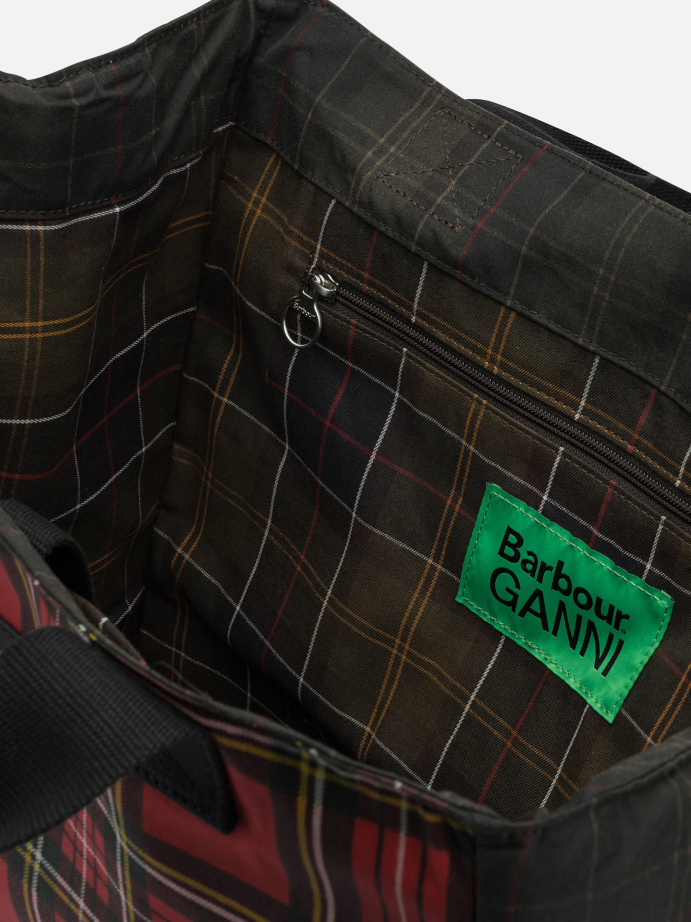 Large bags 100% waxed cotton  Red - Barbour Women | PDP | VIETTI Online Store | thumbnail_5