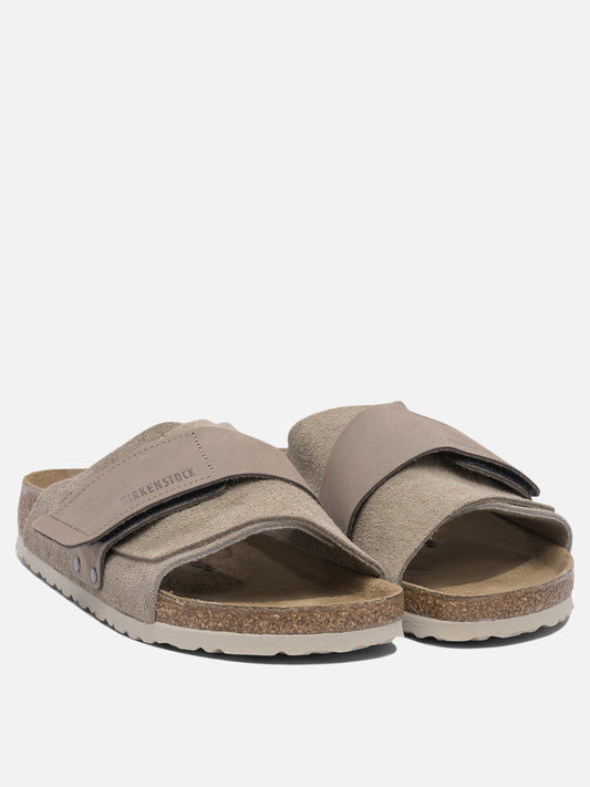 Slides 100% suede - 100% rubber  Brown - Birkenstock Men | PDP | VIETTI Online Store | 2
