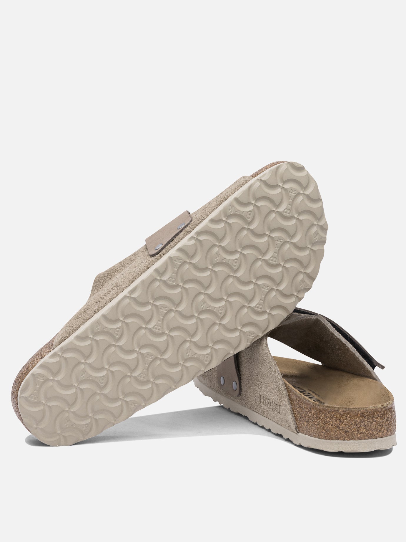 Slides 100% suede - 100% rubber  Brown - Birkenstock Men | PDP | VIETTI Online Store | thumbnail_5