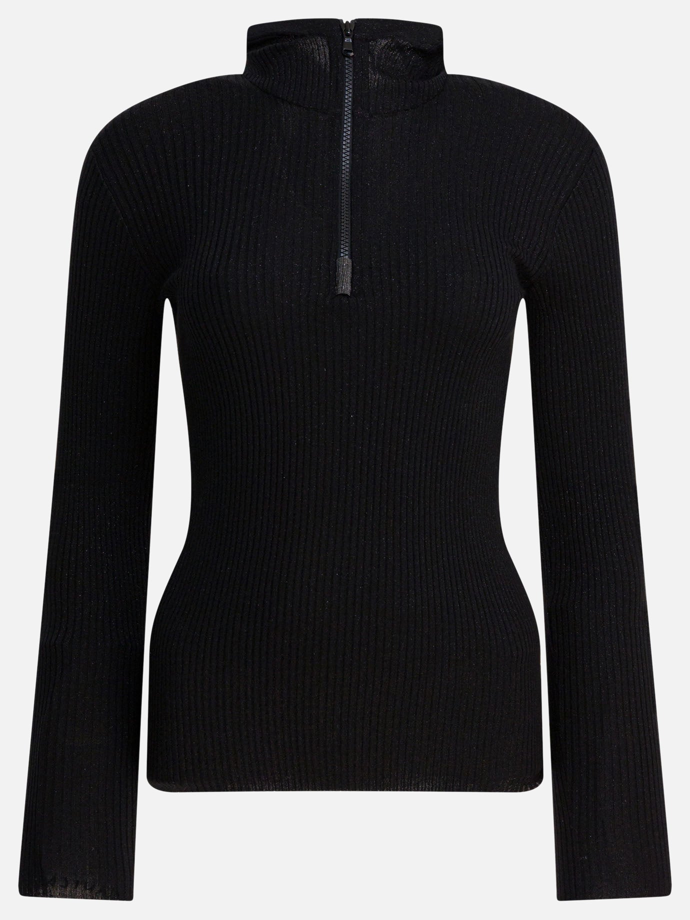 Hooded sweaters Solid colour  Black - Brunello Cucinelli Women | PDP | VIETTI Online Store | Zoom-Modal
