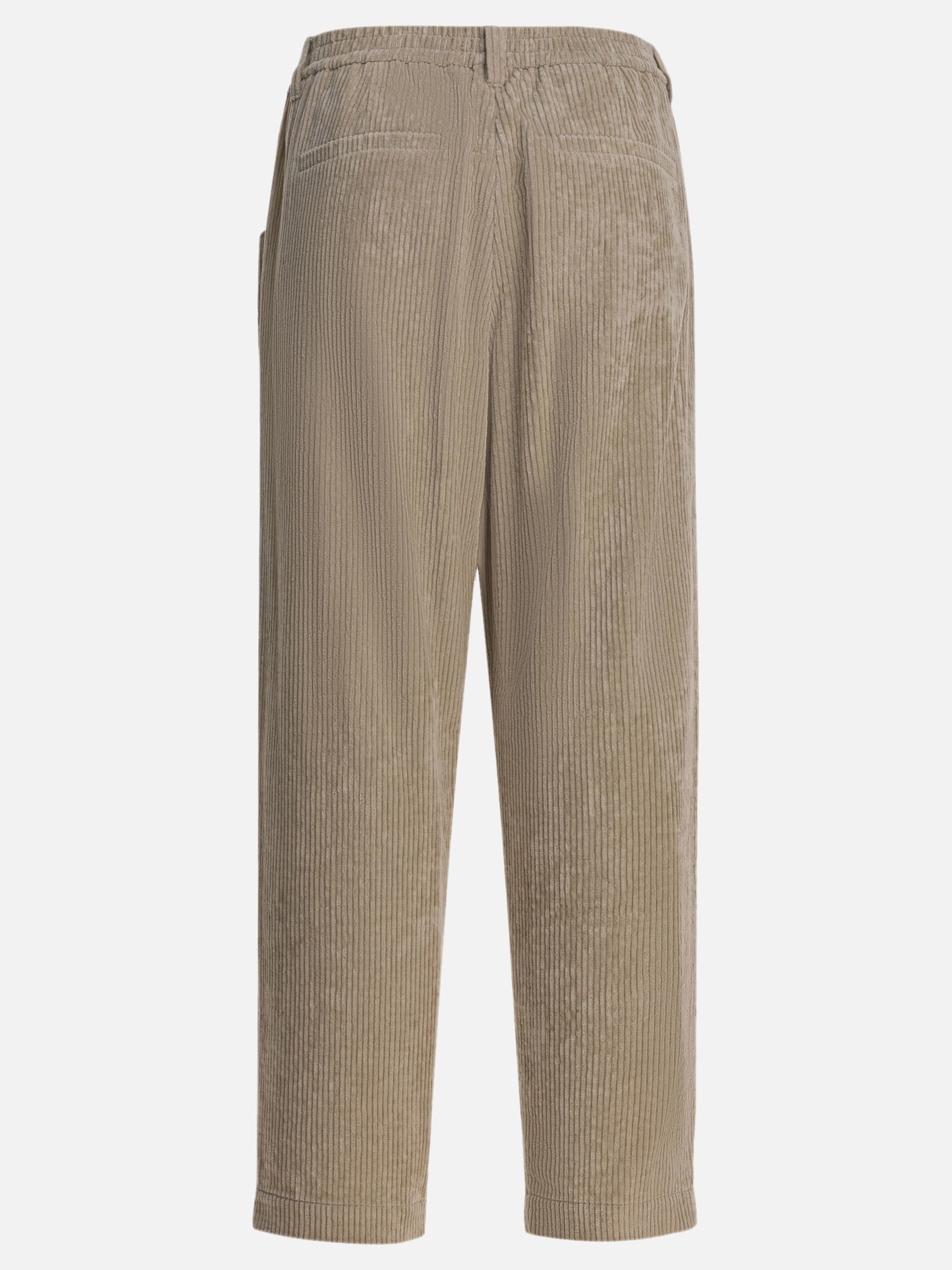 Leisure trousers Solid colour  Beige - Brunello Cucinelli Women | PDP | VIETTI Online Store | thumbnail_2