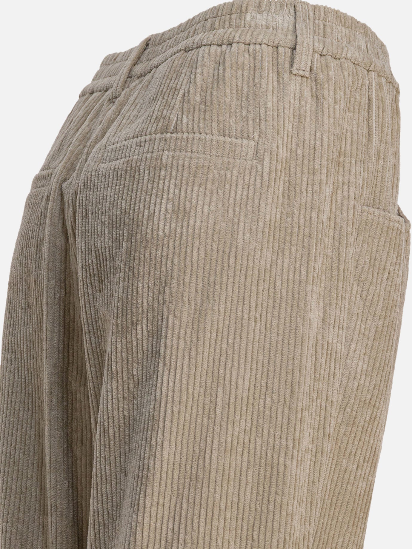 Leisure trousers Solid colour  Beige - Brunello Cucinelli Women | PDP | VIETTI Online Store | Zoom-Modal_4
