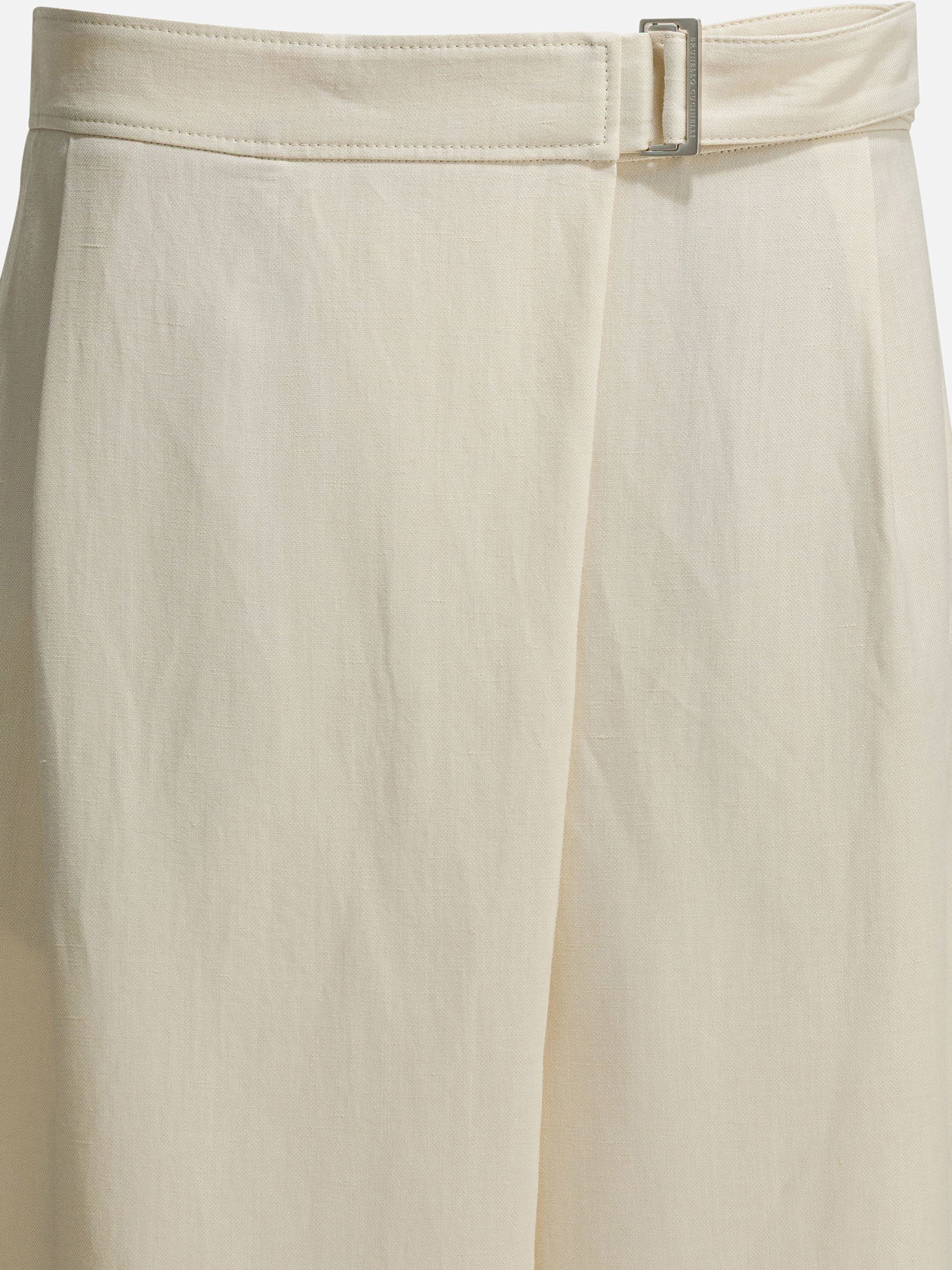 Tailored trousers Solid colour  White - Brunello Cucinelli Women | PDP | VIETTI Online Store | thumbnail_3