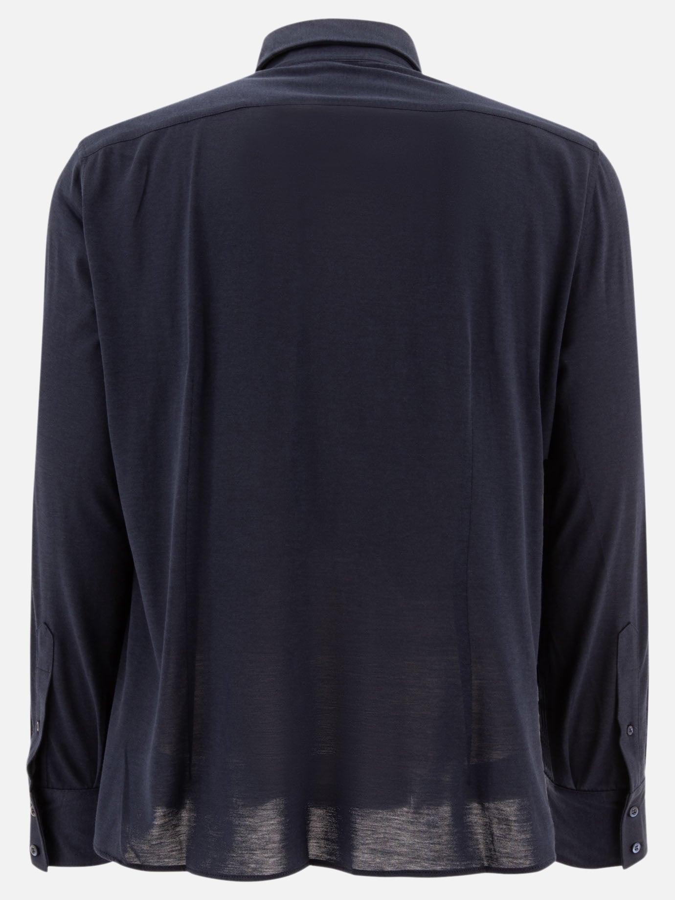 Casual shirts Solid colour  Blue - Brunello Cucinelli Men | PDP | VIETTI Online Store | Zoom-Modal_2
