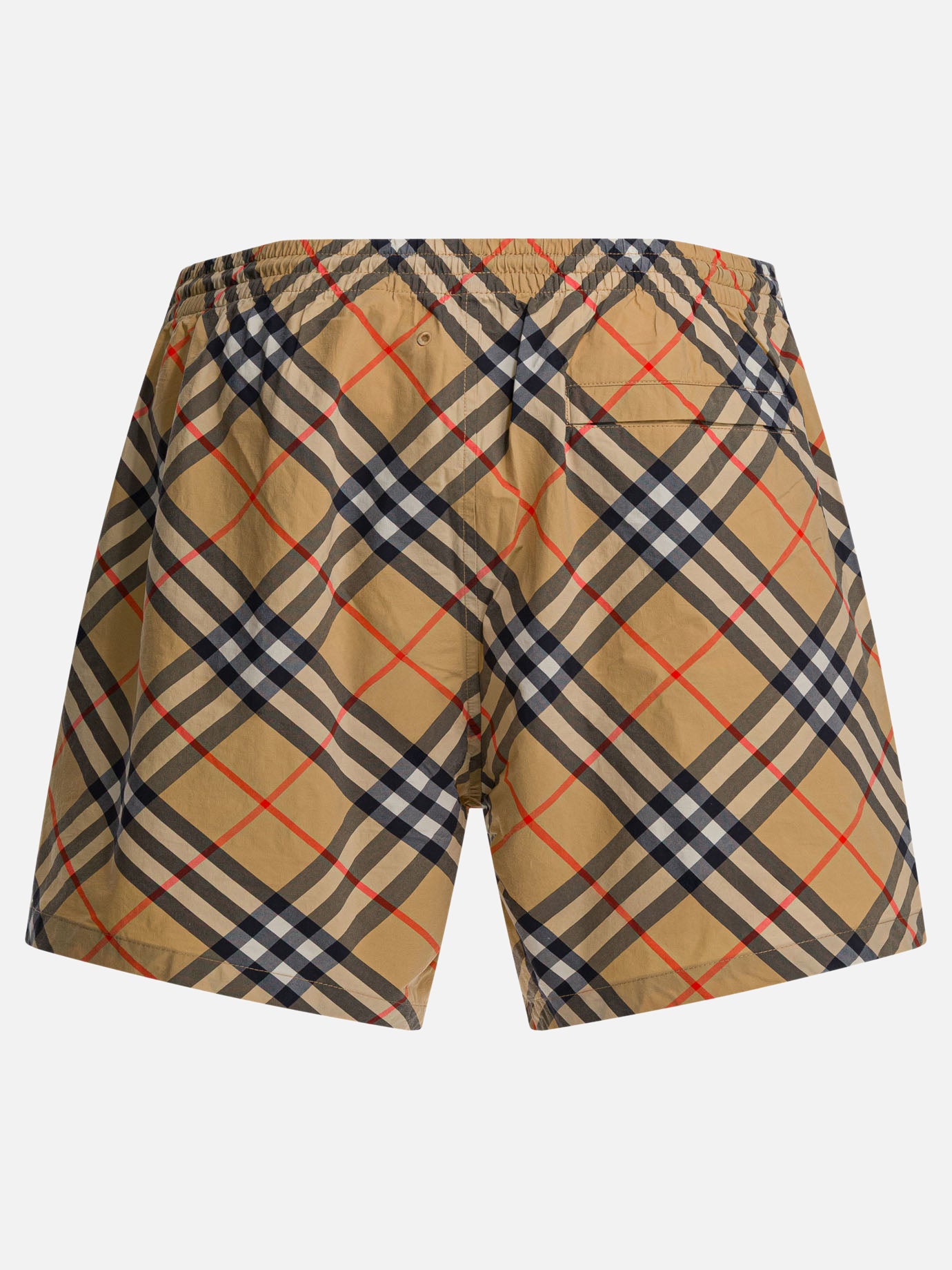 Swim shorts Check  Beige - Burberry Men | PDP | VIETTI Online Store | Zoom-Modal_2
