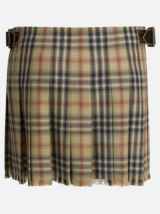 Miniskirts Check  Beige - Burberry Women | PLP | VIETTI Online Store | 2
