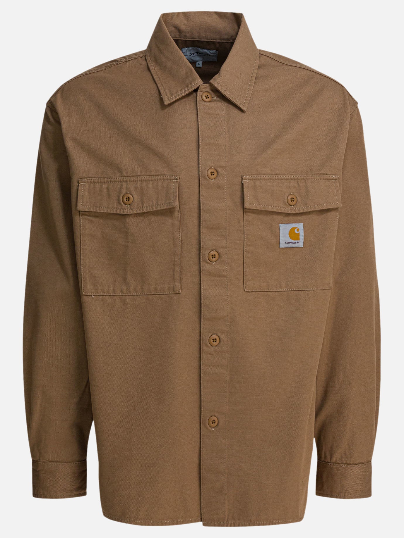 Overshirt jackets Solid colour  Beige - Carhartt WIP Men | PDP | VIETTI Online Store | Zoom-Modal
