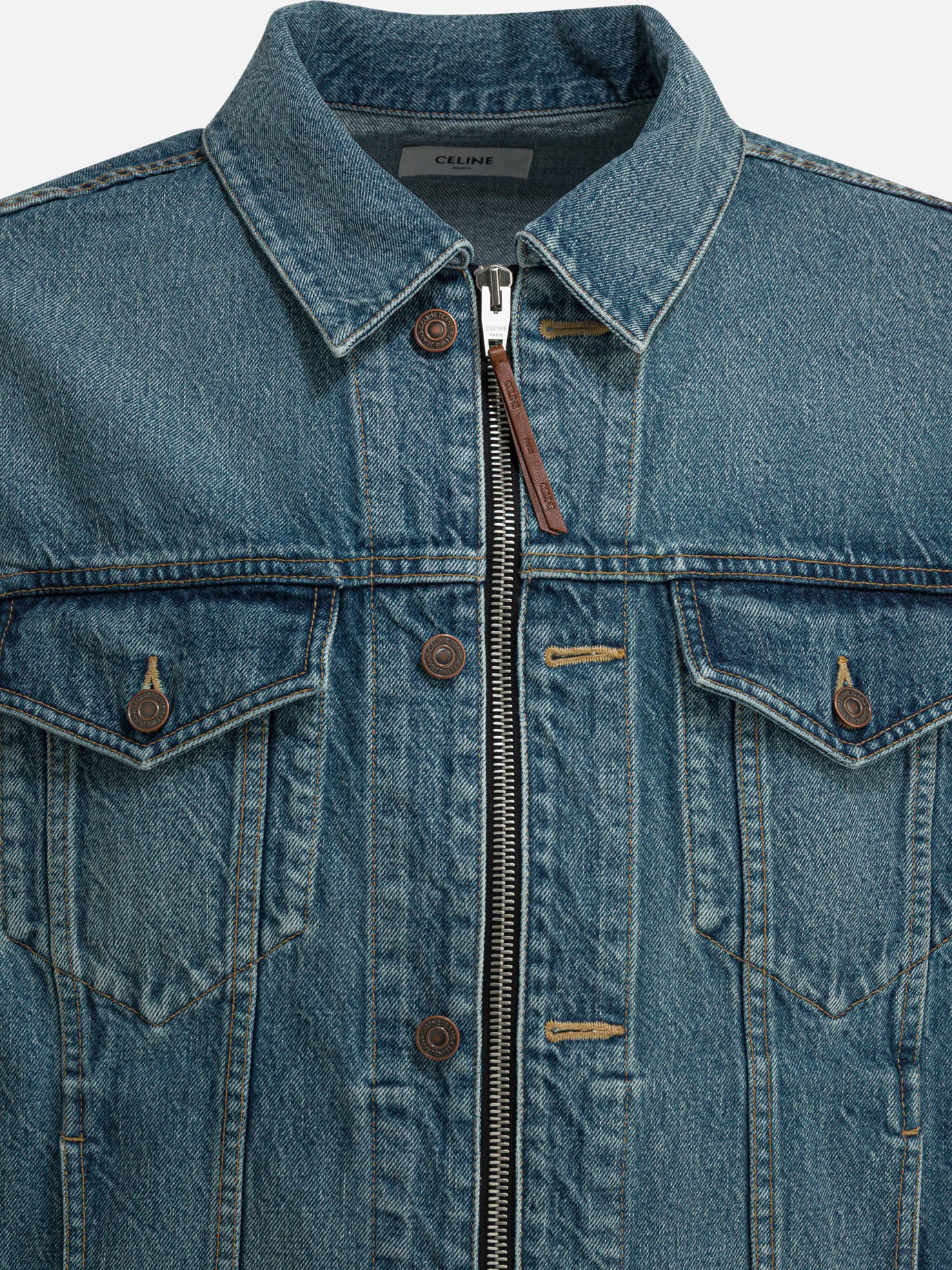 Denim jackets 100% cotton  Light blue - Celine Men | PDP | VIETTI Online Store | Zoom-Modal_3
