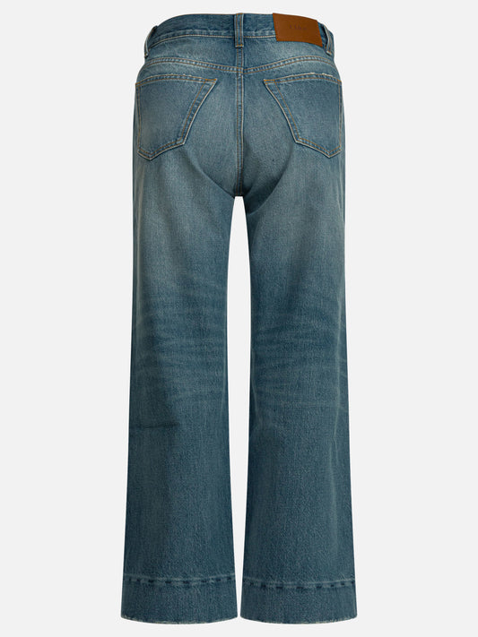Wide-leg jeans Solid colour  Blue - Chloé Women | PLP | VIETTI Online Store | 2
