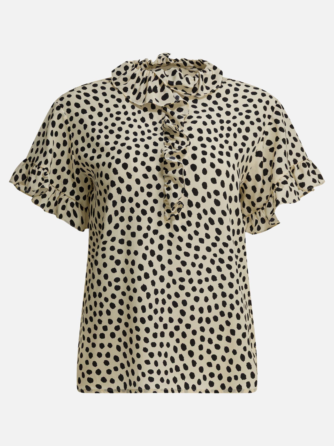 Blouses Polka dots  Beige - Chloé Women | PDP | VIETTI Online Store | thumbnail