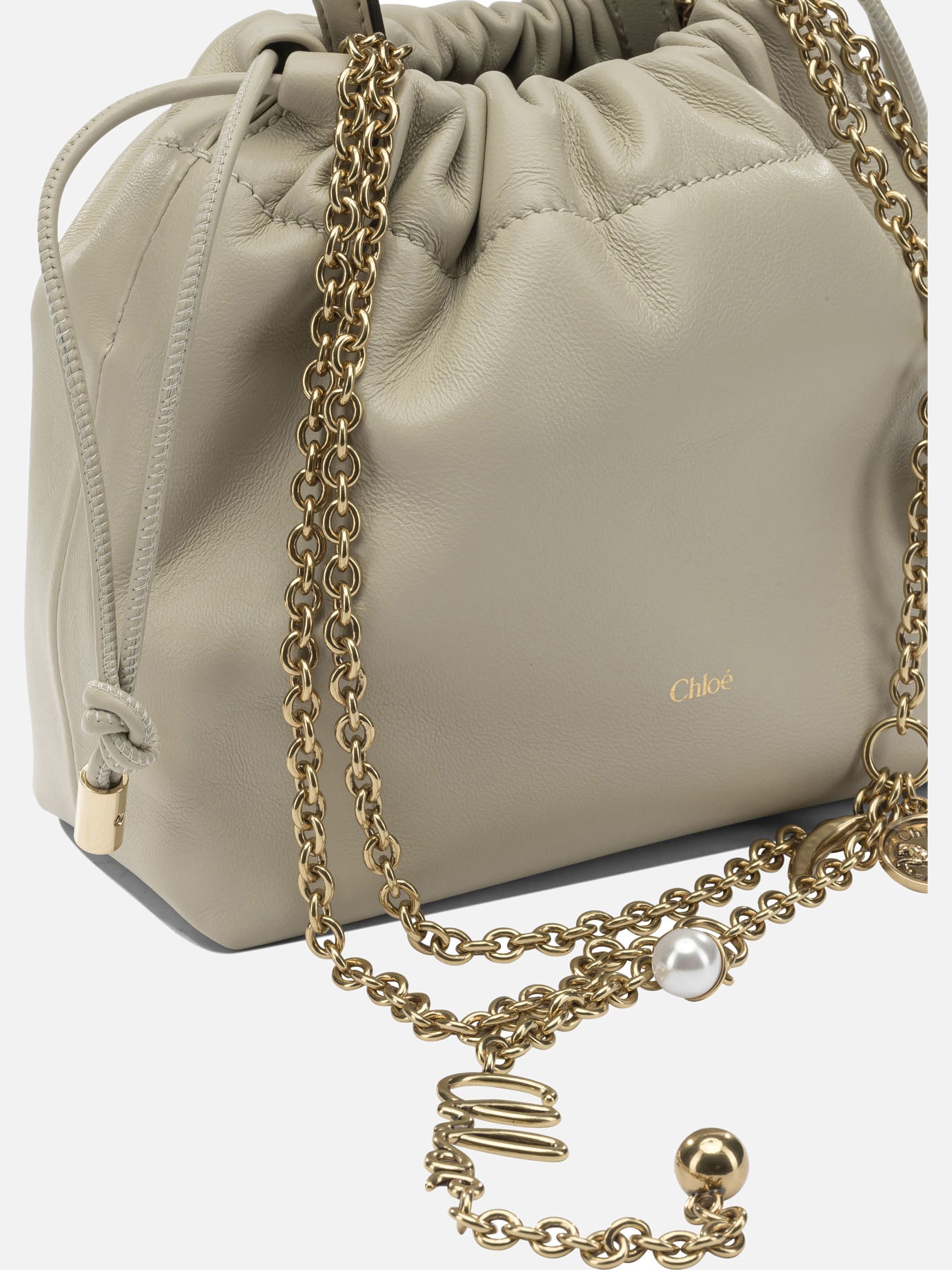 Mini bags 100% lamb leather - Other fabric: 100% calf leather  White - Chloé Women | PDP | VIETTI Online Store | Zoom-Modal_4
