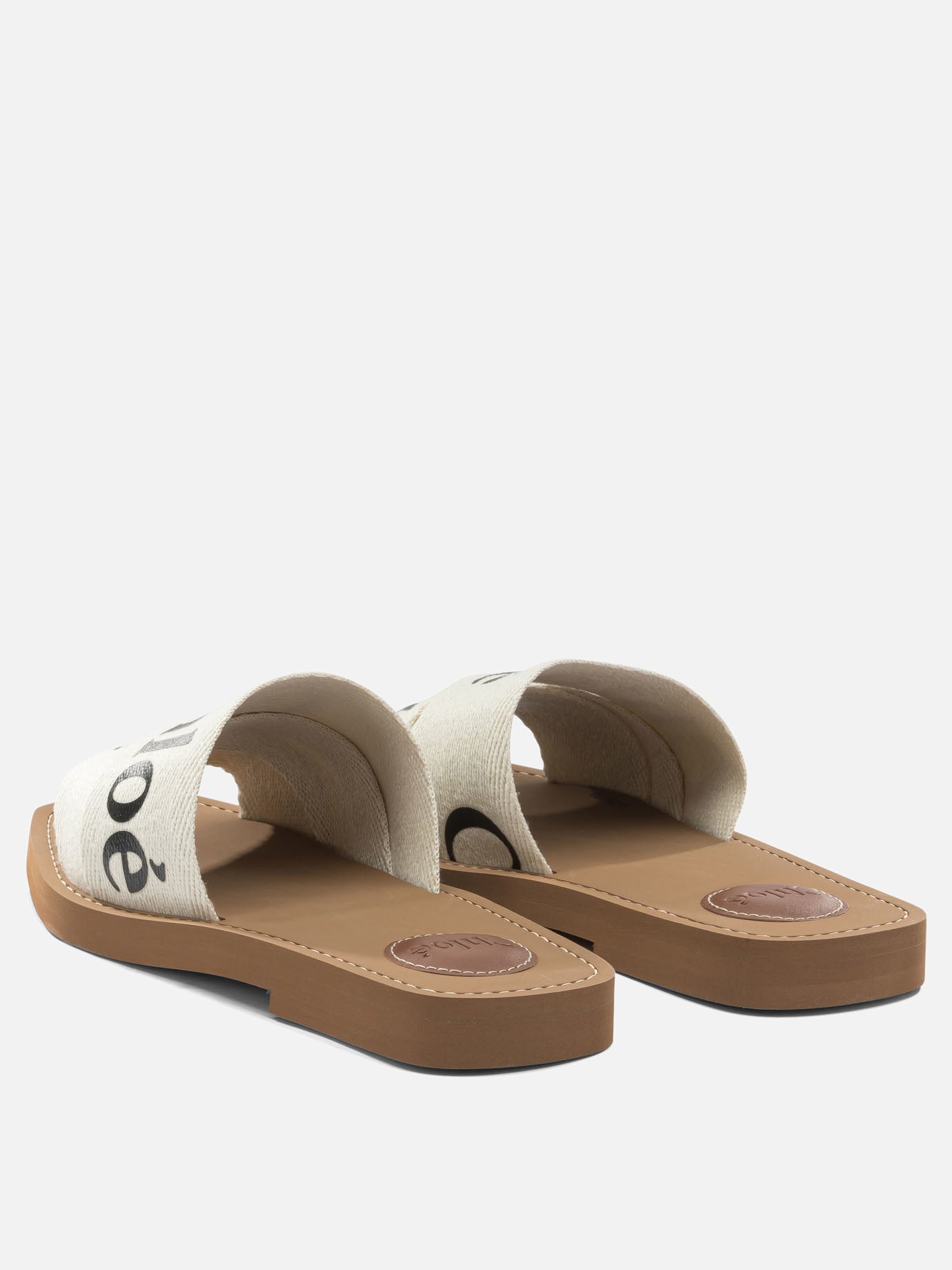 Flat sandals 100%ethylene vinyl acetate - 95% ethylene vinyl acetate 5% cow leather  White - Chloé Women | PDP | VIETTI Online Store | Zoom-Modal_4
