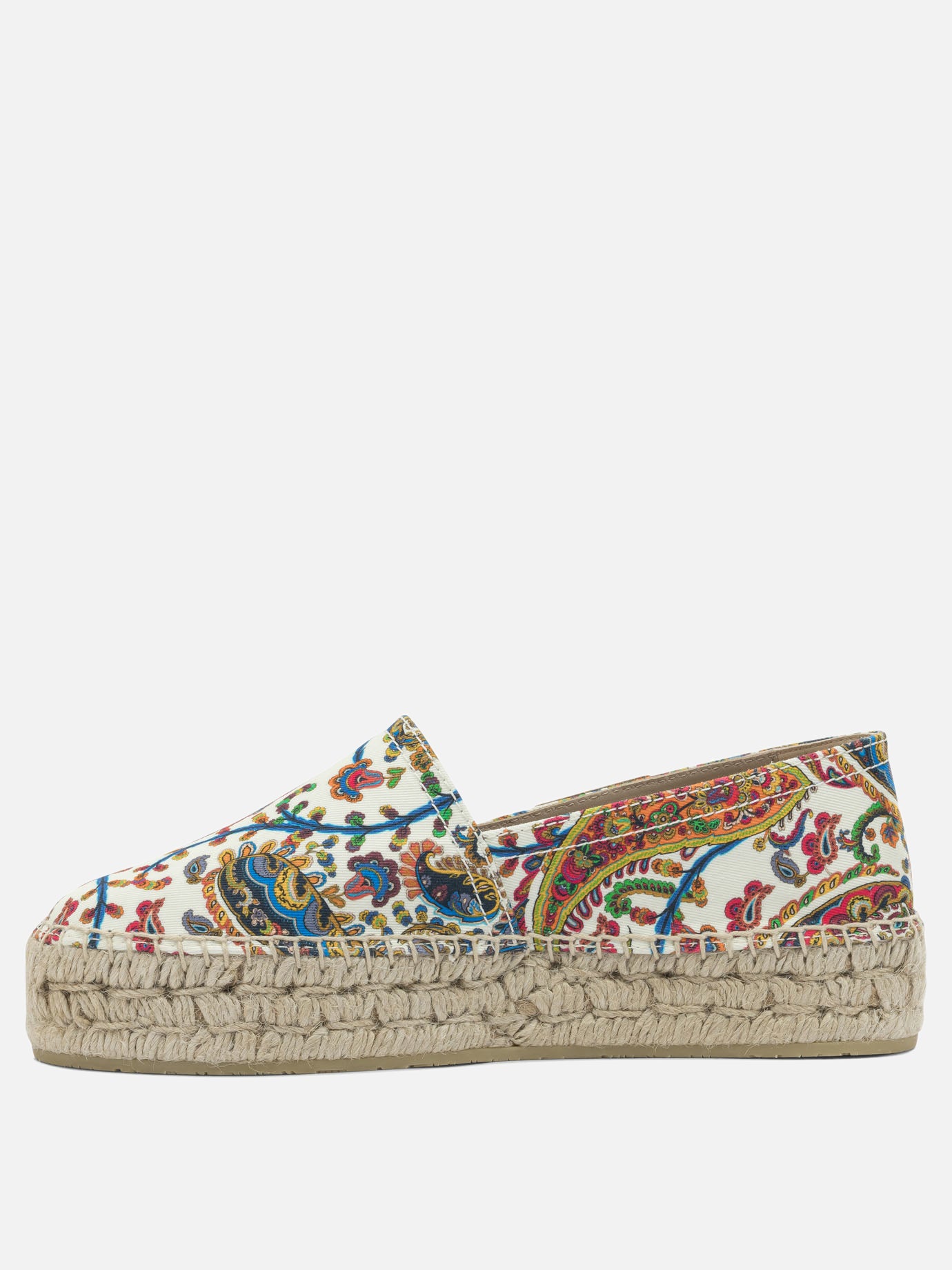 Flat espadrilles 100% cotton  White - Etro Women | PDP | VIETTI Online Store | Zoom-Modal_3
