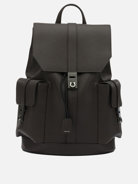 Classic backpacks 0784955  Brown - Ferragamo Men | PDP | VIETTI Online Store 
