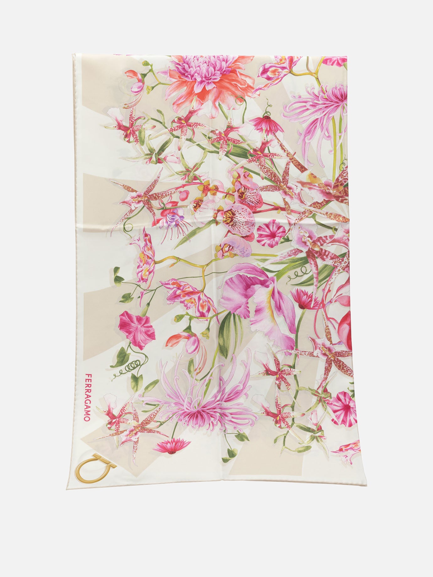 Classic scarves 0789918  White - Ferragamo Women | PDP | VIETTI Online Store | Zoom-Modal
