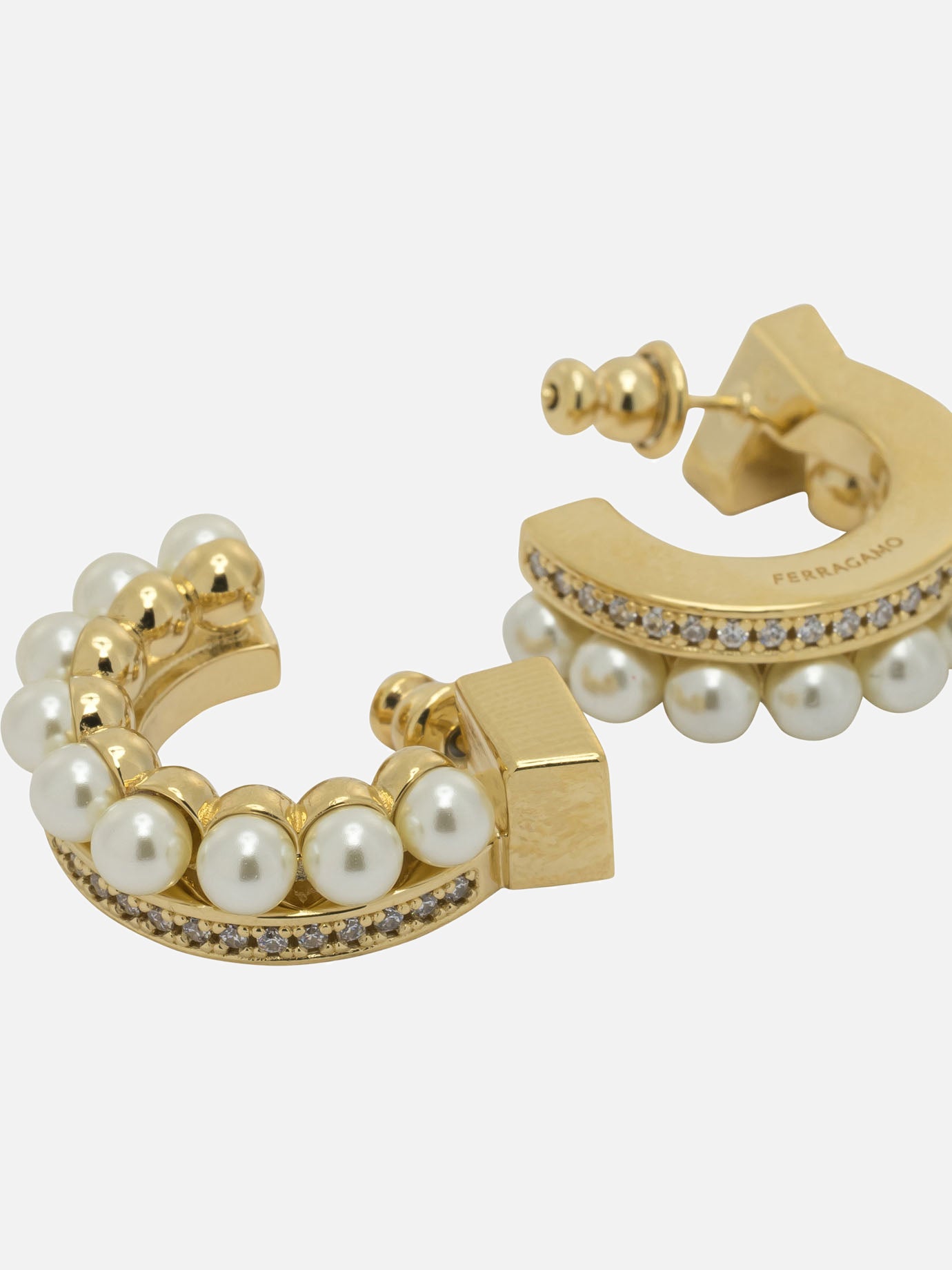 Earrings 0790655  Gold - Ferragamo Women | PDP | VIETTI Online Store | thumbnail_2