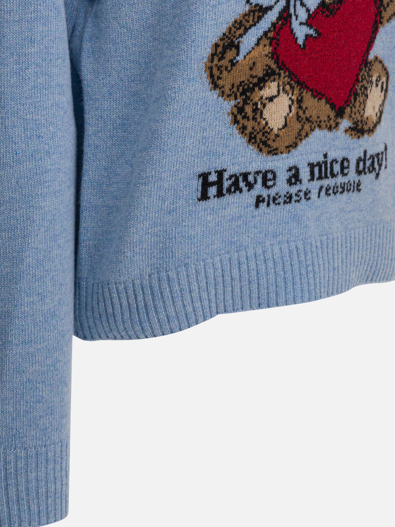 Crewneck sweaters Graphics  Blue - Ganni Women | PDP | VIETTI Online Store | thumbnail_4