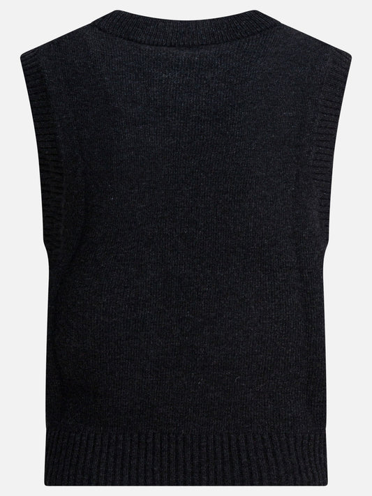 Vests Logo  Black - Ganni Women | PLP | VIETTI Online Store | 2
