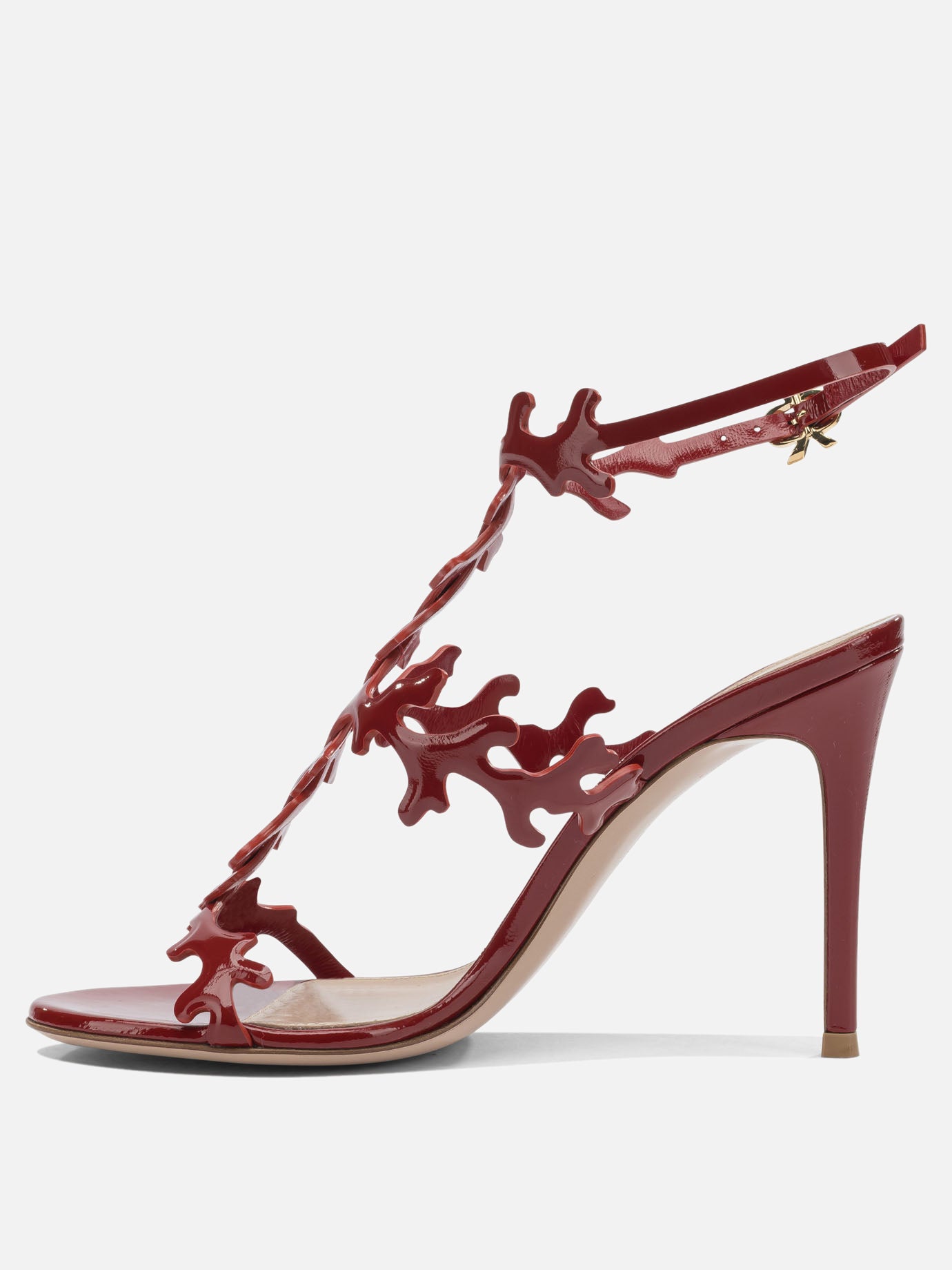 Heeled sandals 100% leather - 100% leather  Red - Gianvito Rossi Women | PDP | VIETTI Online Store | Zoom-Modal_3
