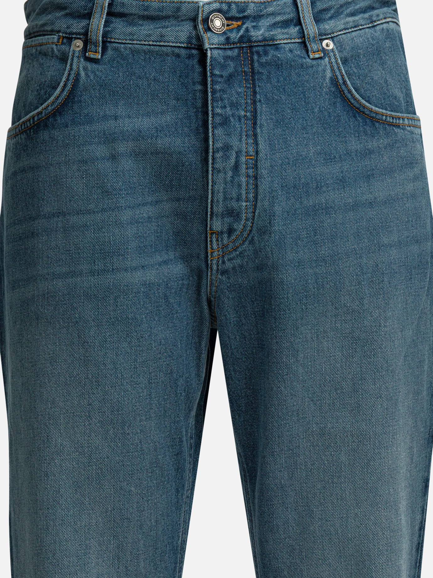 Straight-leg jeans Solid colour  Blue - Givenchy Men | PDP | VIETTI Online Store | thumbnail_3