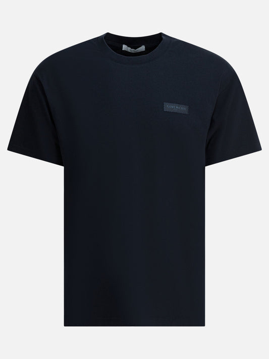 Crewneck t-shirts Logo  Blue - Givenchy Men | PDP | VIETTI Online Store 
