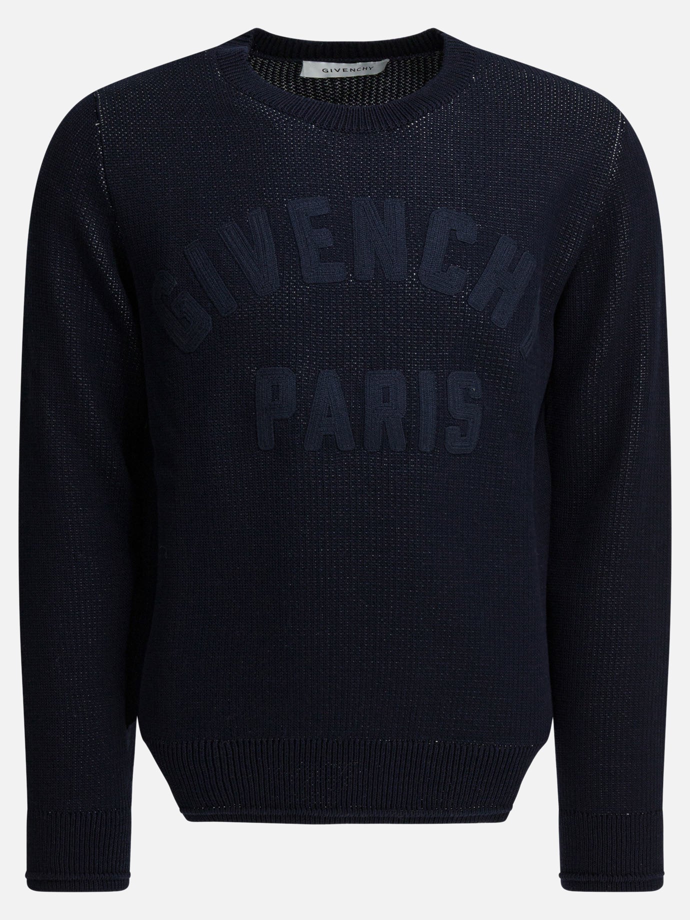 Crewneck sweaters Logo  Blue - Givenchy Men | PDP | VIETTI Online Store | thumbnail